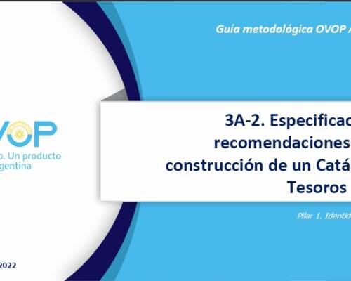 1-3 ORIENTACIONES PARA CATÁLOGO DE TESOROS LOCALES